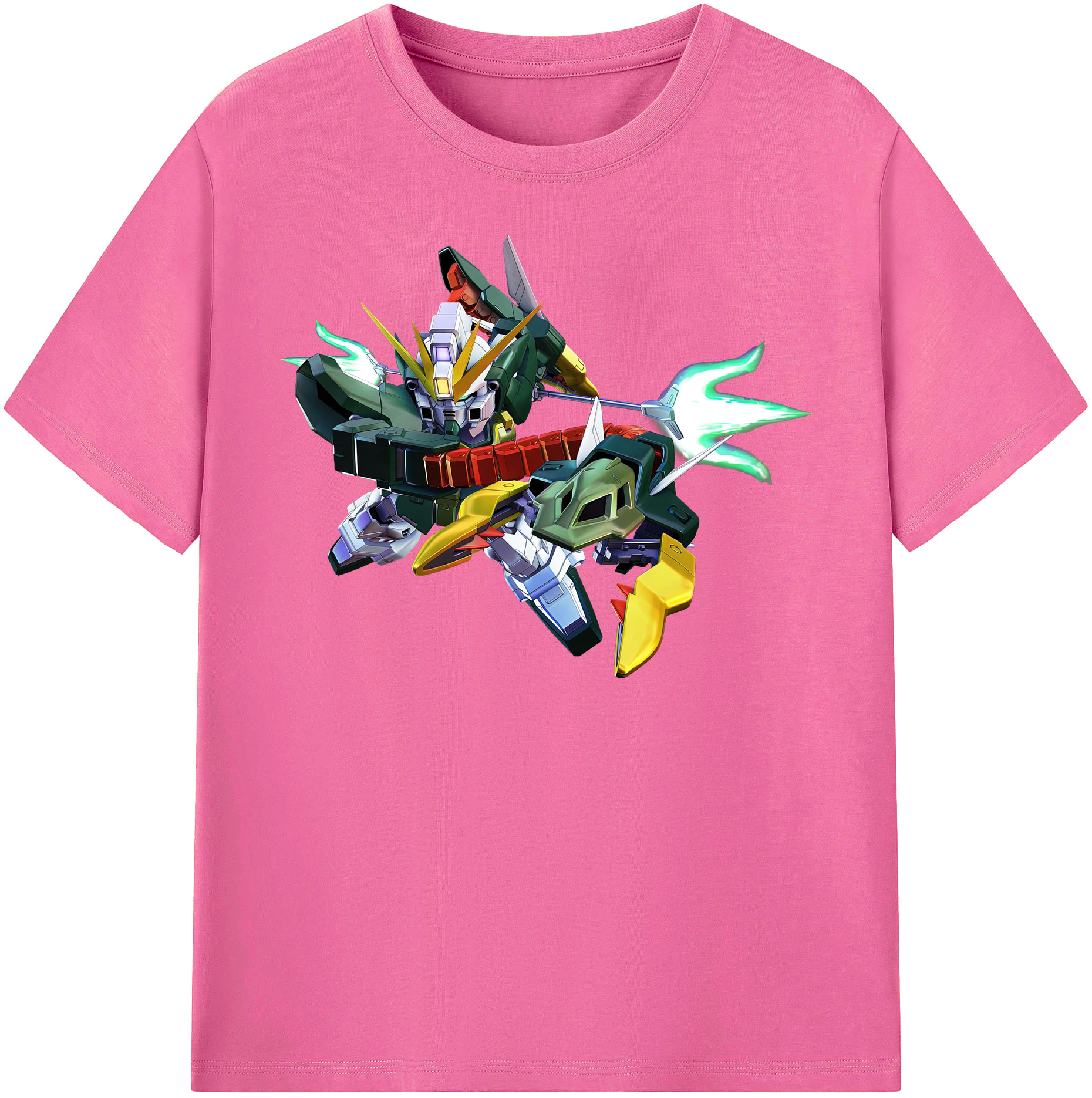 （画像用） 機動戦士ガンダム Mobile Suit Gundam レディースカジュアルプリントTシャツ（綿100％）